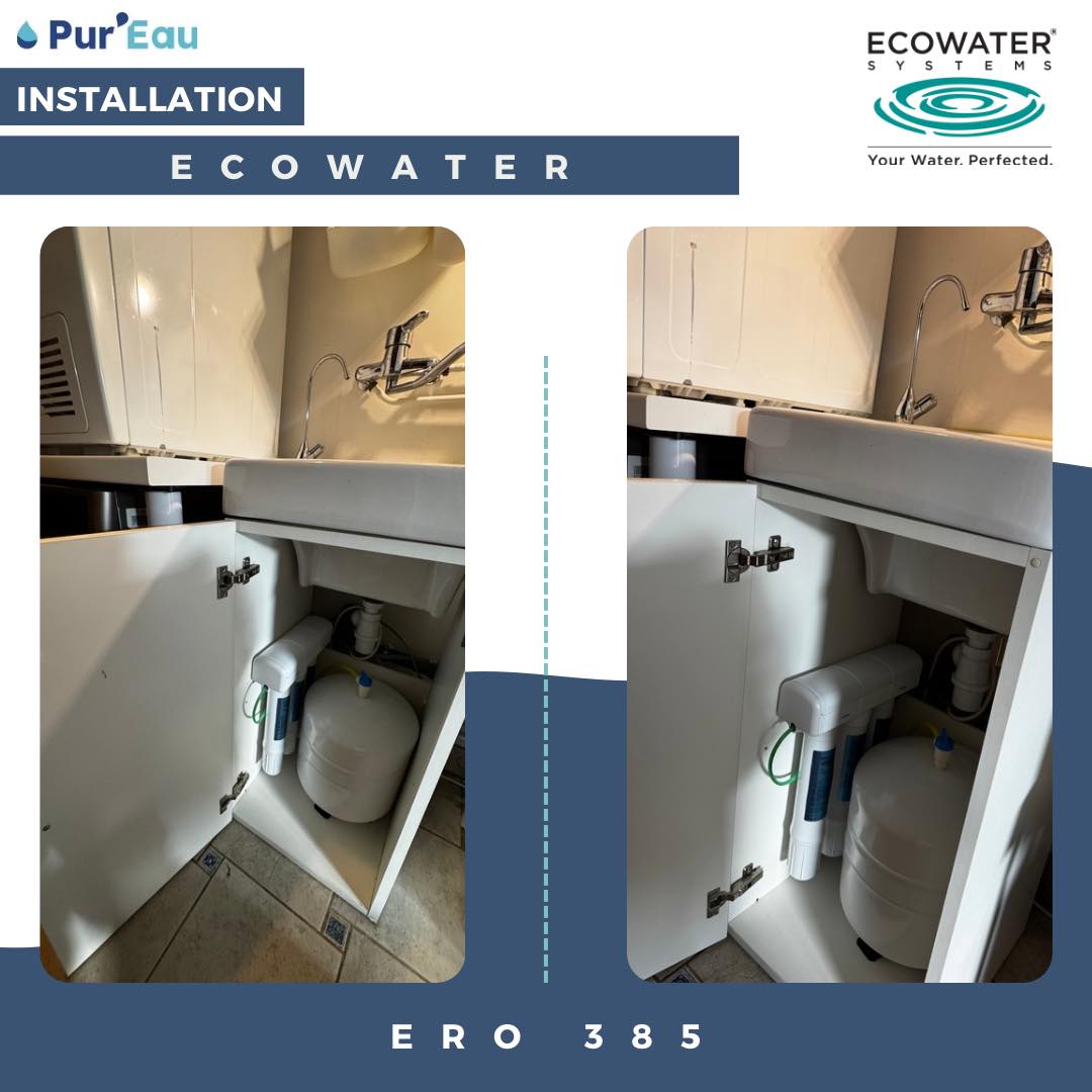 Installation d'un osmoseur d'eau par Pur'Eau