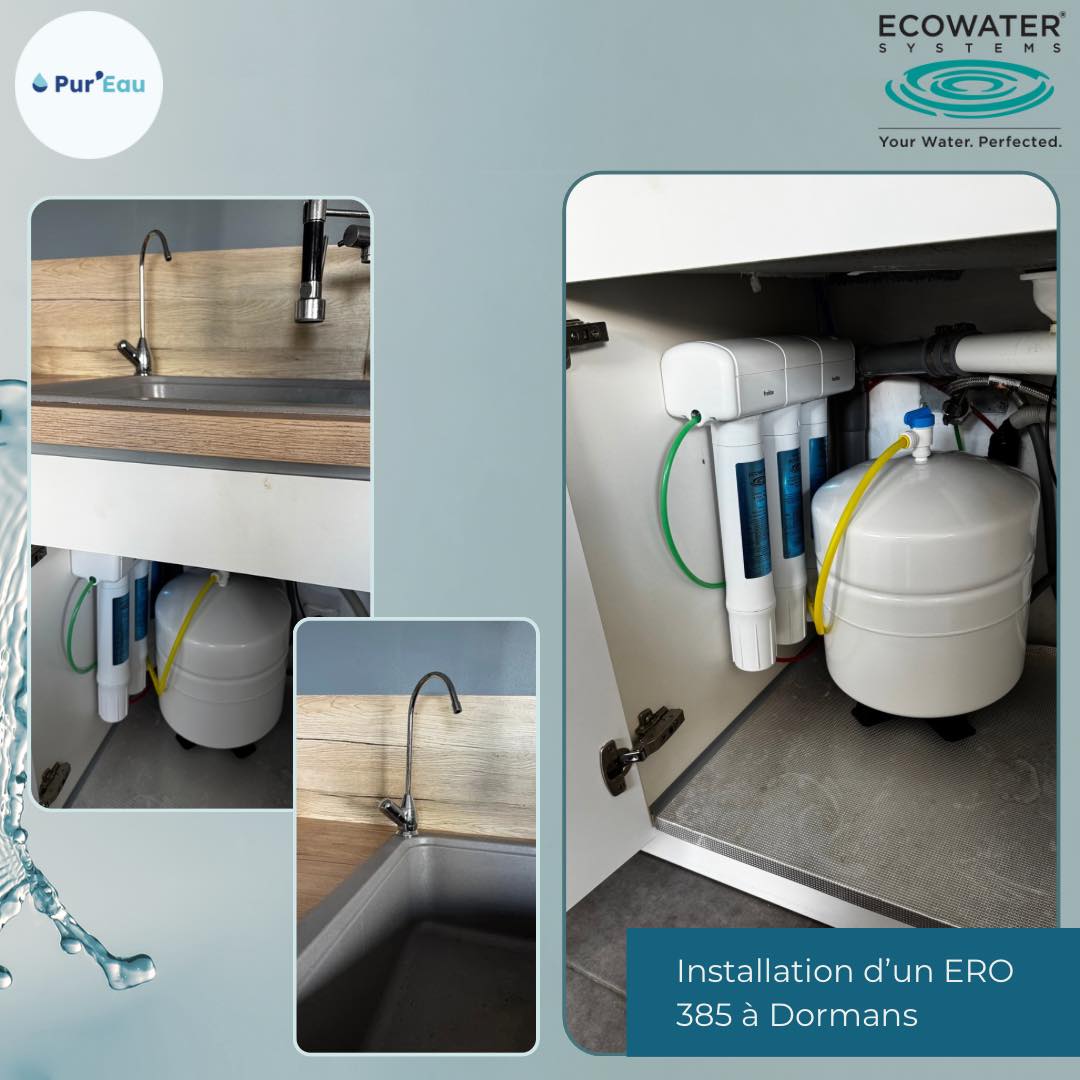 Installation d'un osmoseur d'eau à Dormans par Pur'Eau