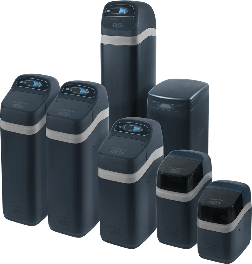 La gamme d'adoucisseurs Ecowater.