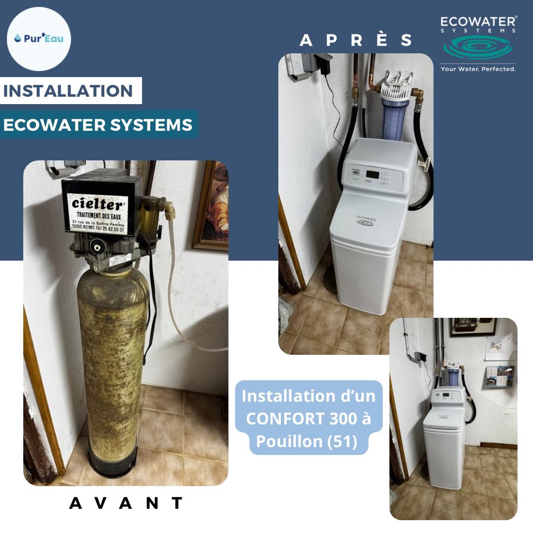 Installation d'un adoucisseur d'eau par Pur'Eau à Pouillon