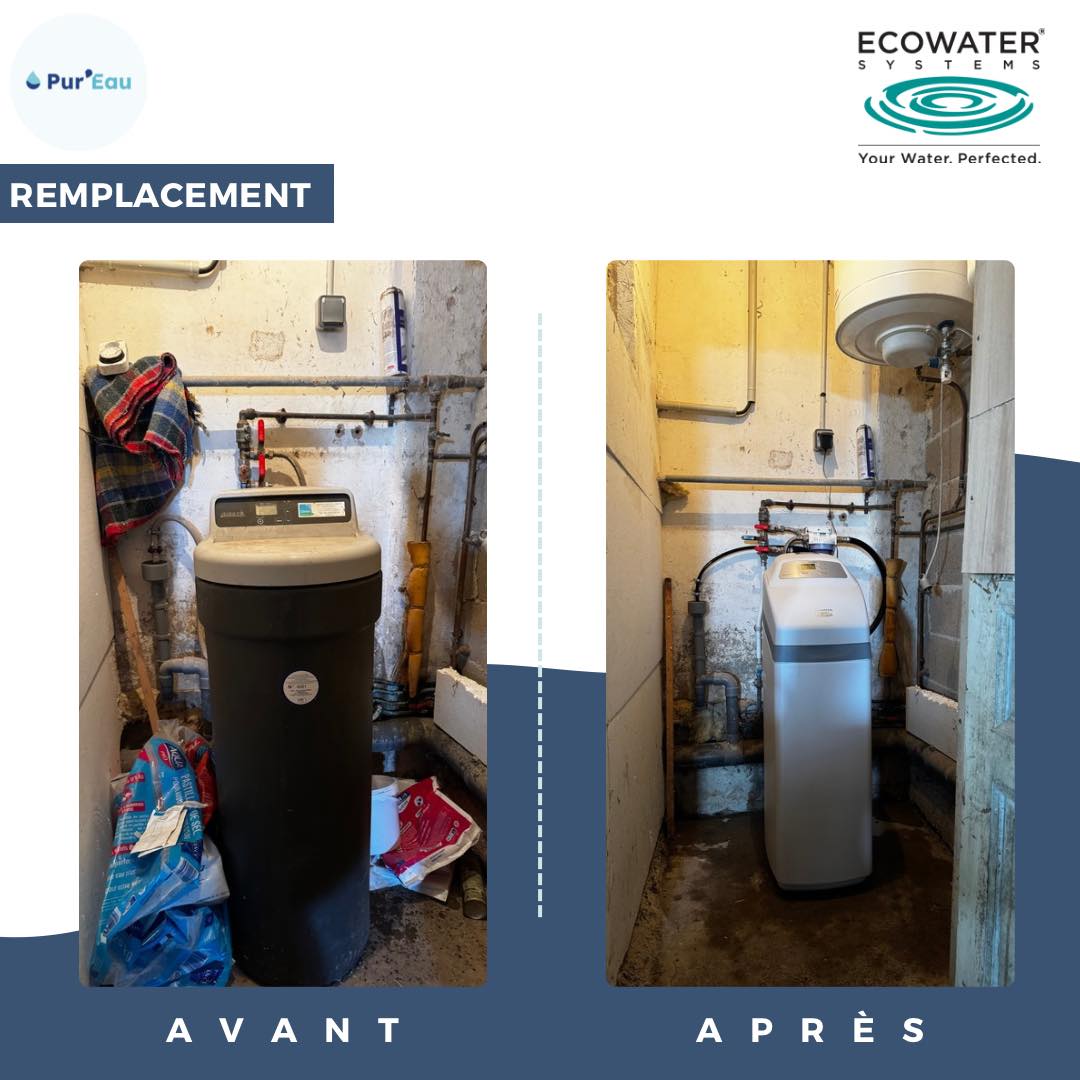 Remplacement d'un adoucisseur d'eau par Pur'Eau à Vitry-le-François